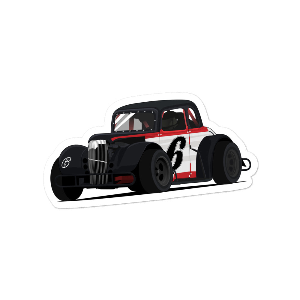 Legend Car Sticker – Tyler Hicks Race Shop